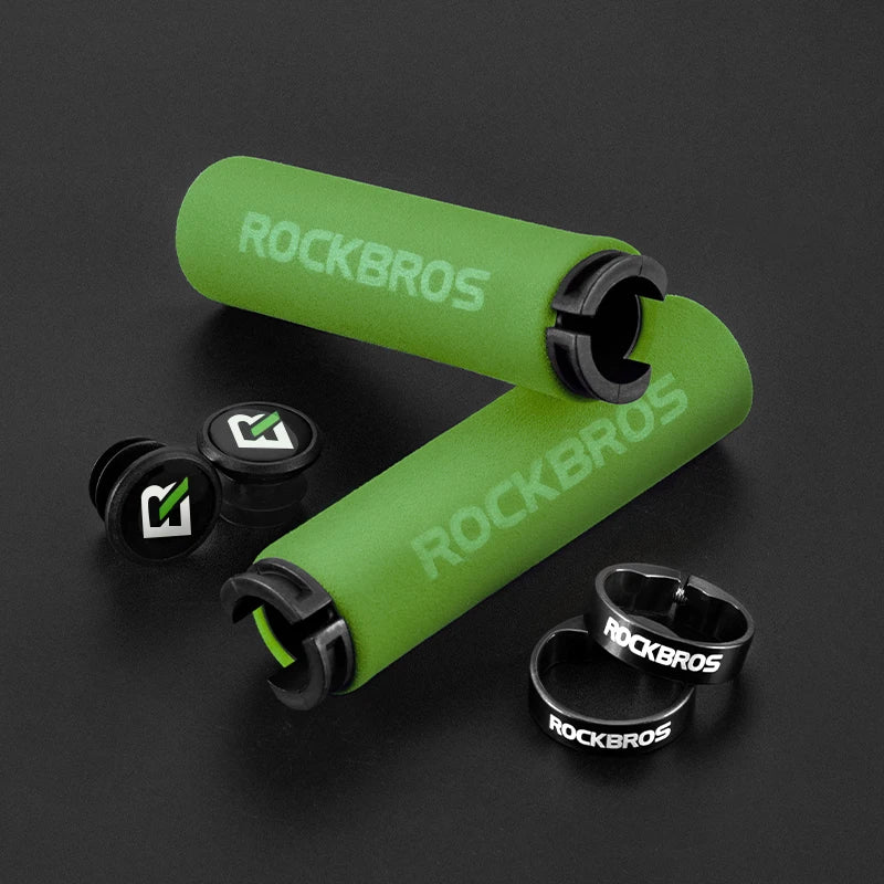 ROCKBROS lock-on silicone sponge handlebar grips