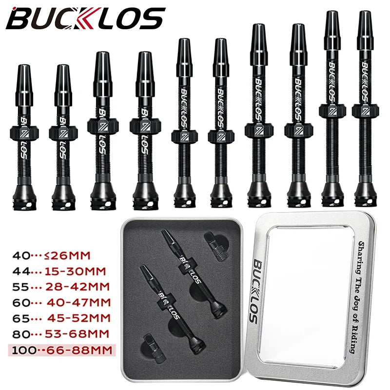 BUCKLOS Aluminum Alloy Tubeless Presta Valve