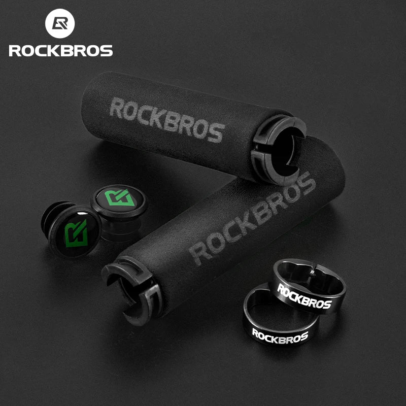 ROCKBROS lock-on silicone sponge handlebar grips